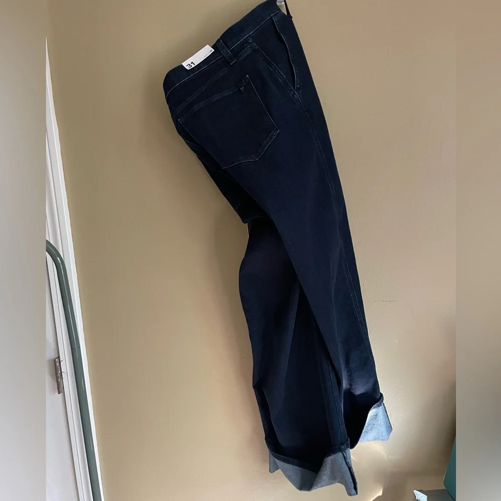Joe's Jeans Dark Wide-Leg Denim - Picture 10 of 14